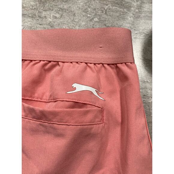 Slazenger Juniors Golf Skort XS Orange Elastic Waistband Built-in Shorts - Picture 4 of 8